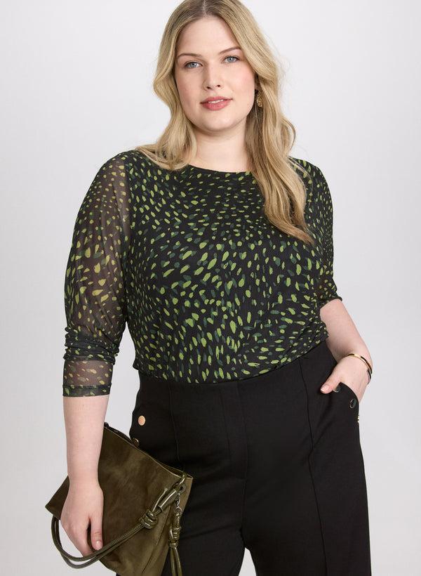 laura Abstract Mesh Top