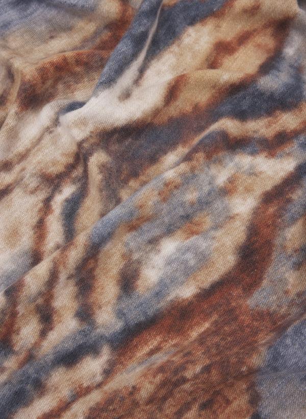 Laura Abstract Wave Scarf