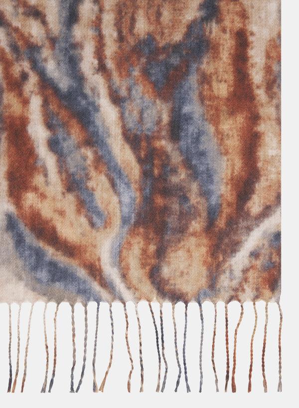 Laura Abstract Wave Scarf