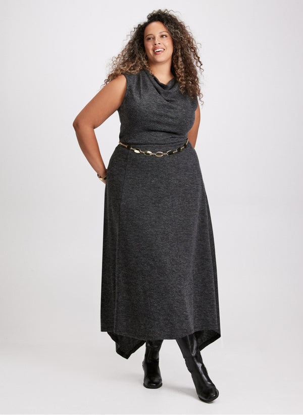 Laura Asymmetrical Hem Pull-On Skirt