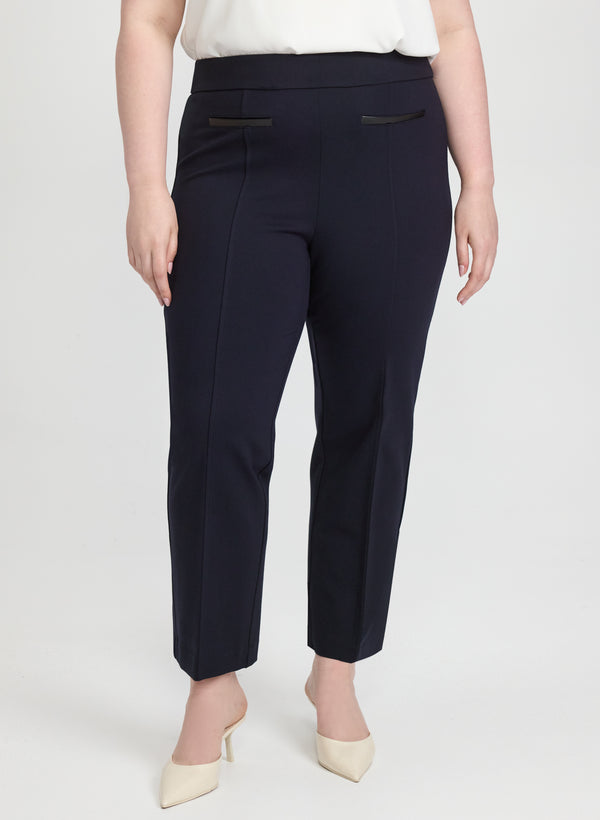 laura Ava Straight-Leg Pants
