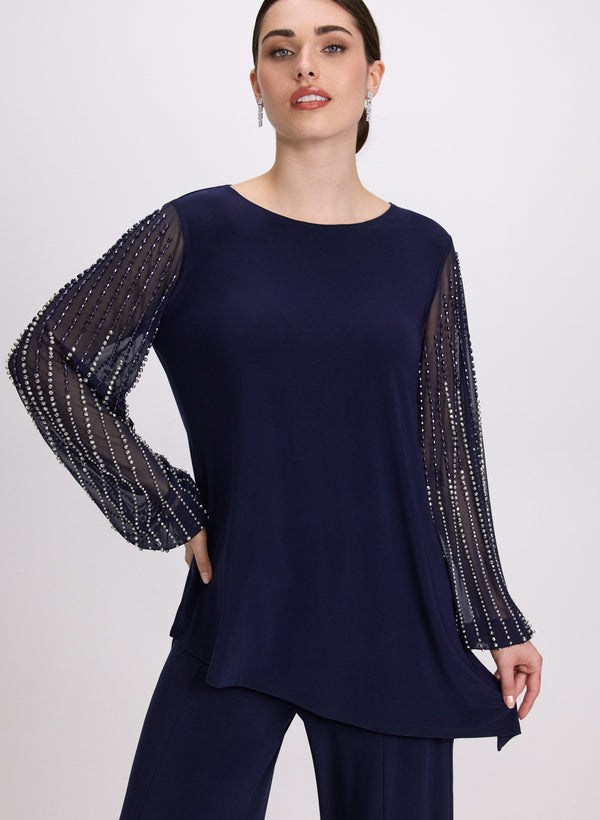 Laura Beaded Top & Pants Set