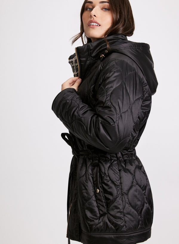 Laura Belted Puffer Coat