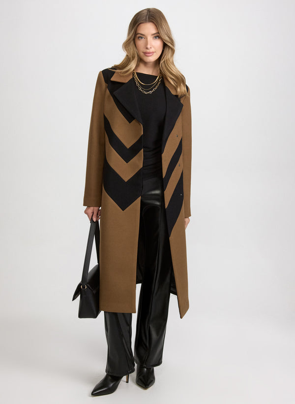 laura Bernardo - Chevron Pattern Coat