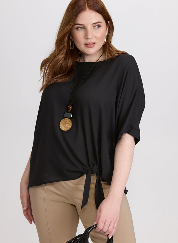 laura Boat Neck Blouse