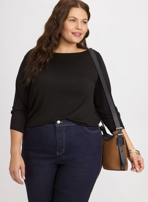laura Boat Neck Top