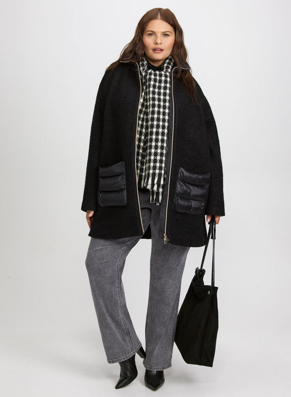 Laura Boiled Wool Coat