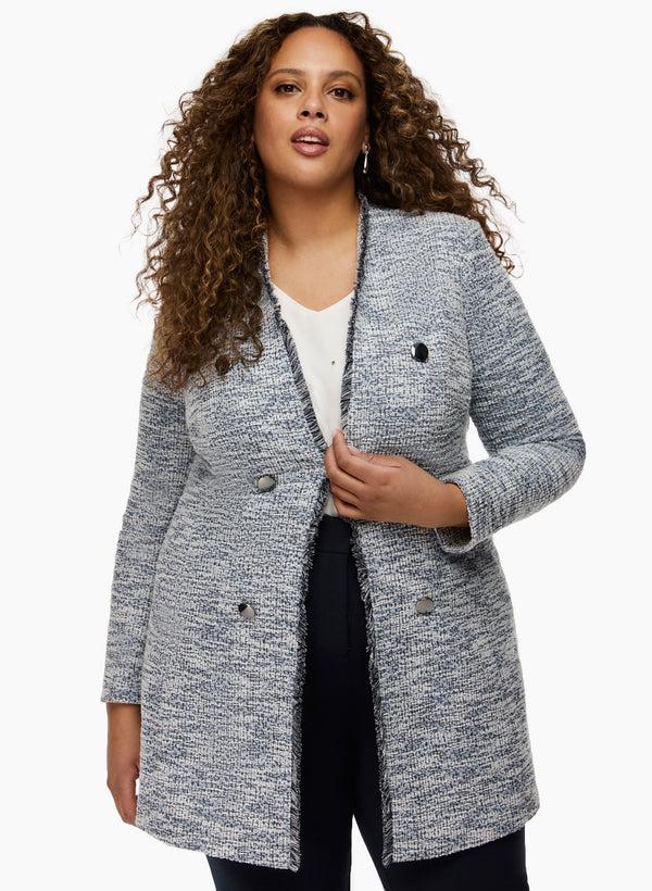 laura Bouclé Redingote Jacket