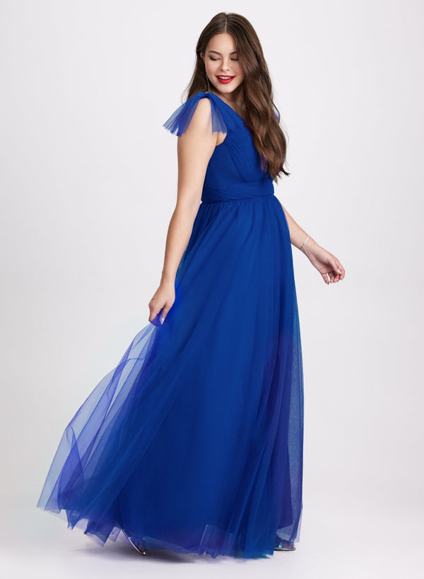 Laura Bow Detail Sleeveless Gown