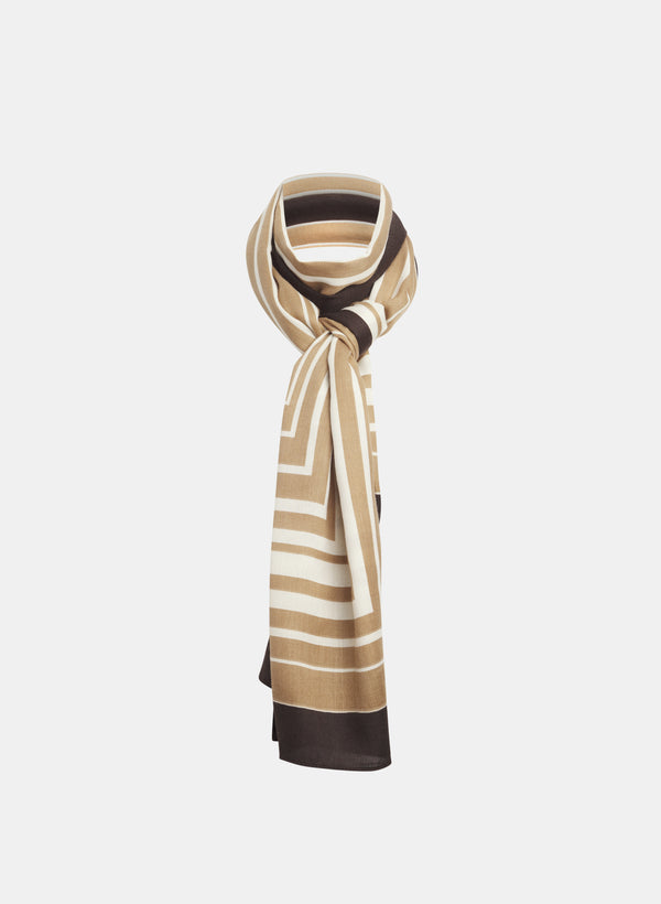 laura Box Pattern Scarf