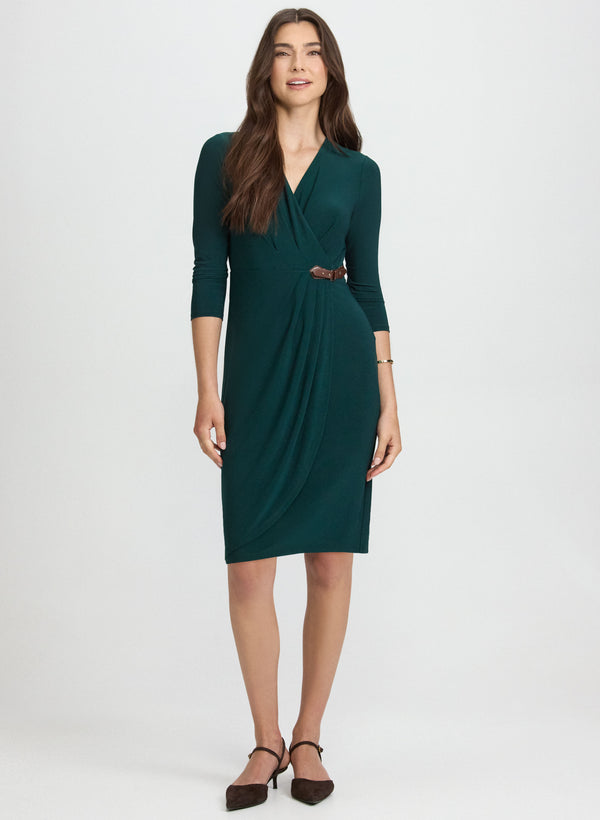 Laura Buckled Tab Detail Dress