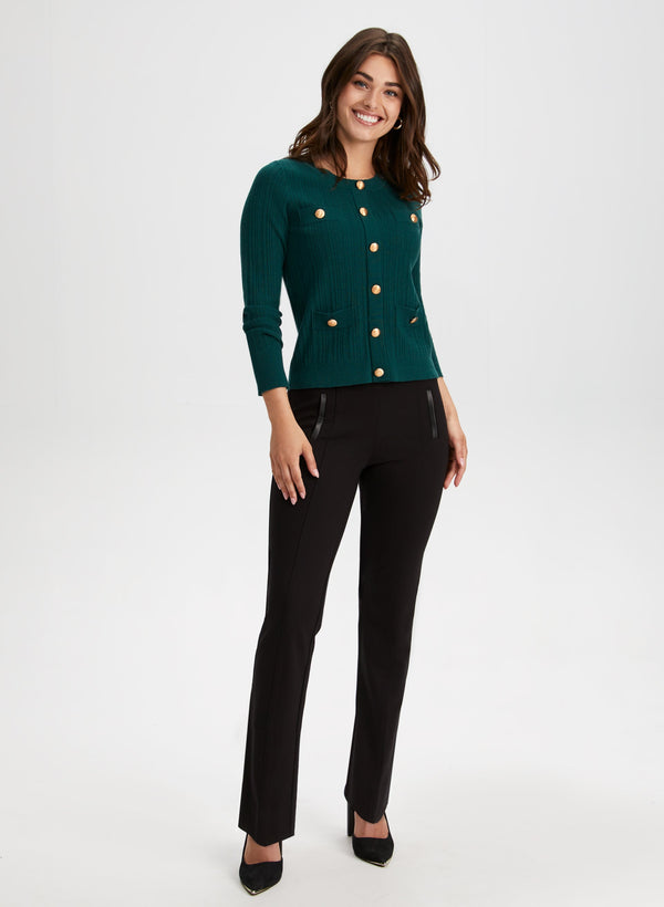 Laura Button Detail Pullover Sweater