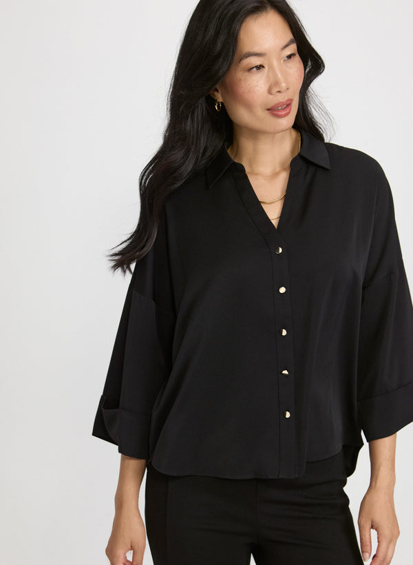laura Button-Down Blouse