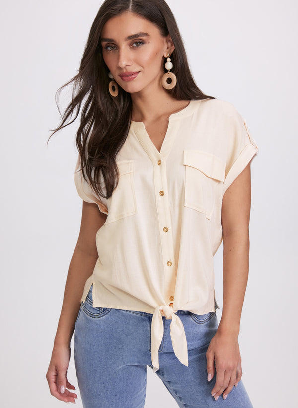 laura Button-Down Blouse