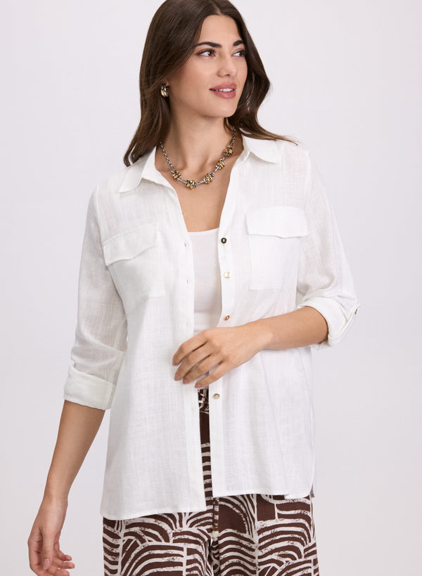 laura Button-Down Blouse