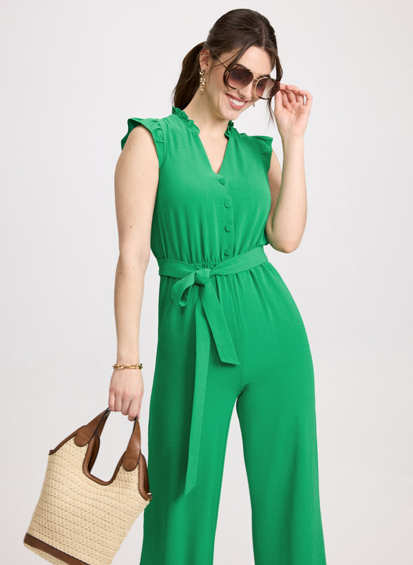 Laura Button Down Jumpsuit