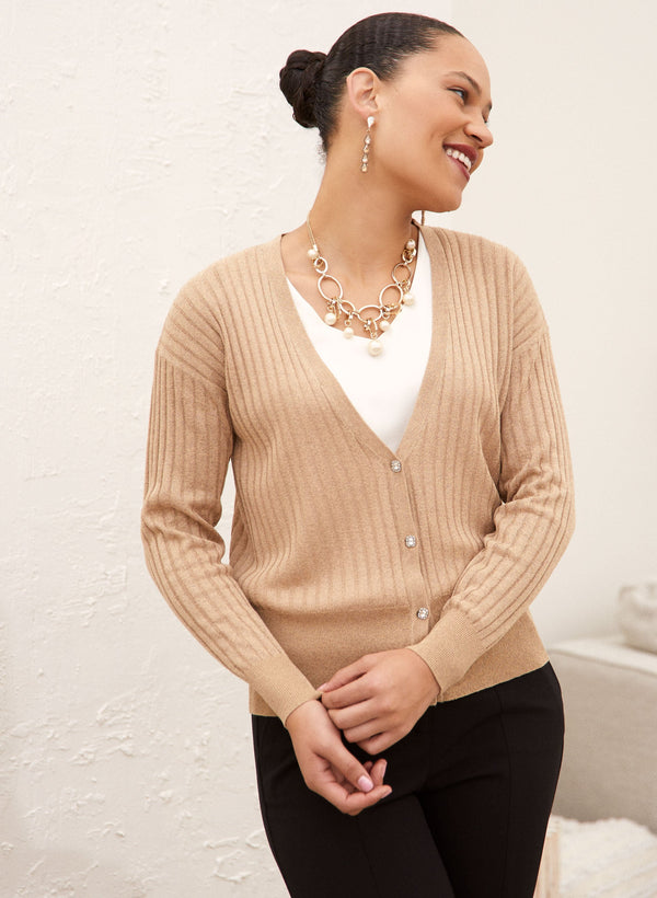 laura Button Front Cardigan