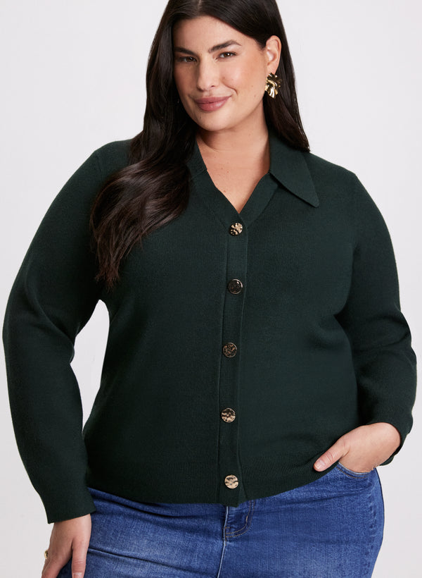 laura Button Knit Cardigan