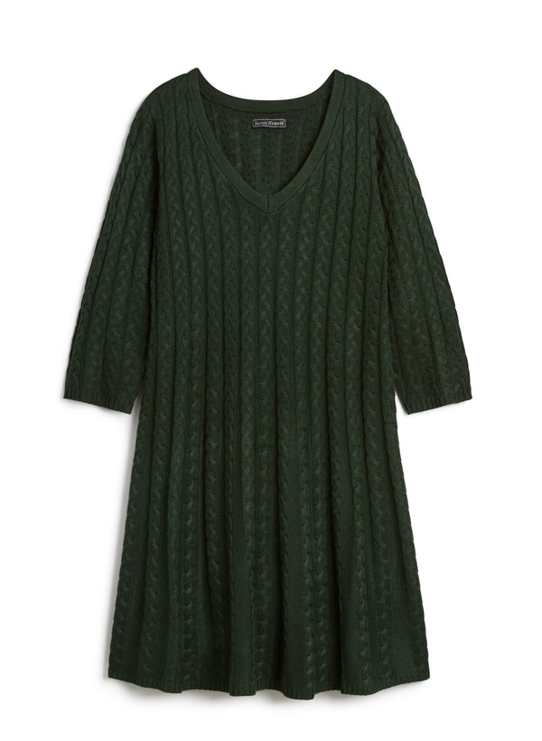 Laura Cable Knit Sweater Dress