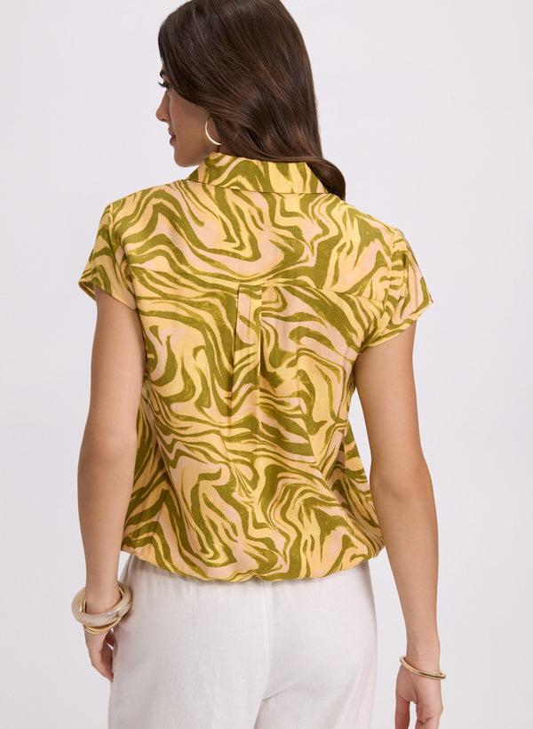 Laura Cap Sleeve Blouse