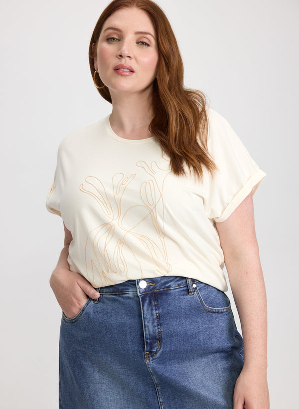 laura Chain Detail T-Shirt