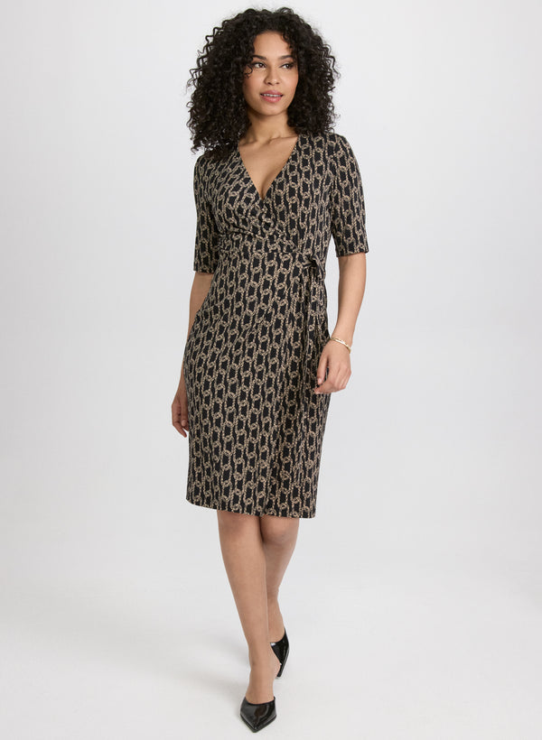 laura Chain Print Dress