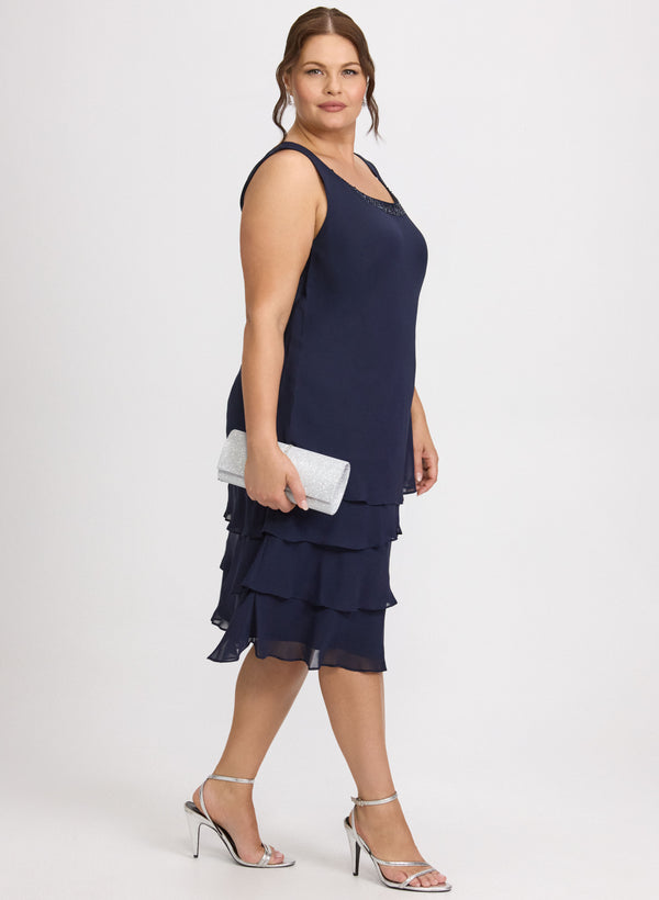 Laura Chiffon Jacket & Dress Set