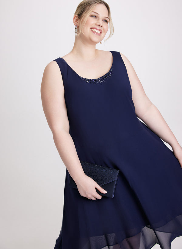 Laura Chiffon Midi Dress & Jacket Set