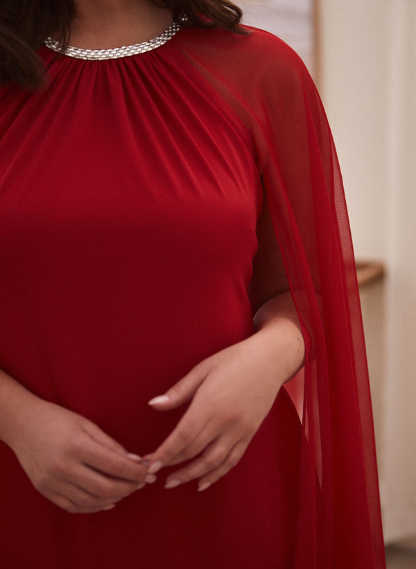 Laura Chiffon Sleeve Sheath Dress