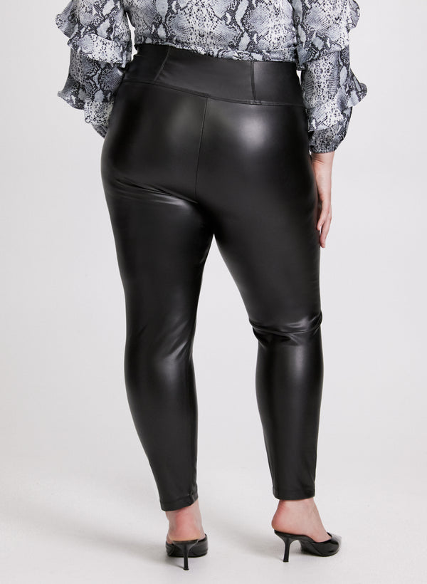Laura Chloe Fit Vegan Leather Leggings