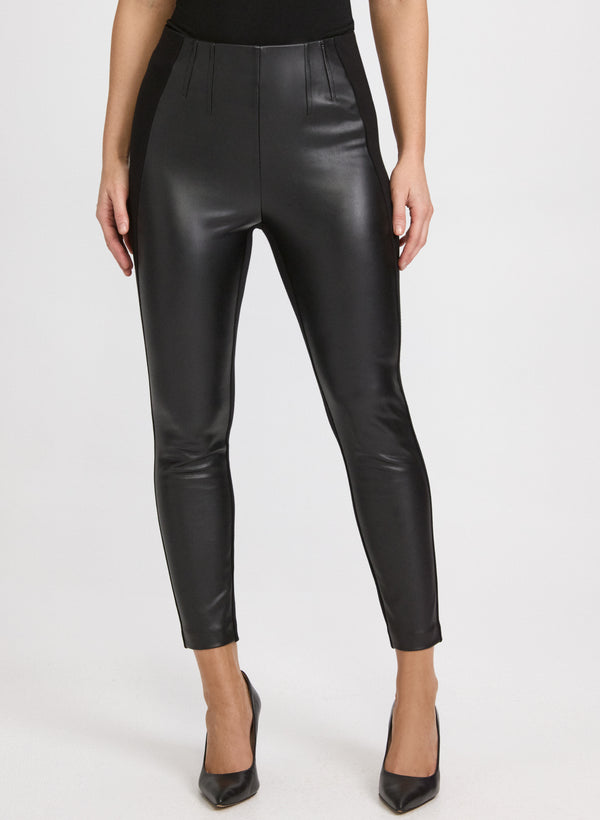 laura Chloe Vegan Leather Leggings