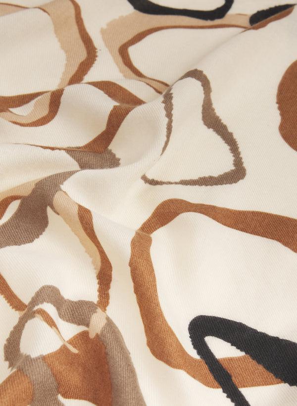 Laura Circle Print Scarf