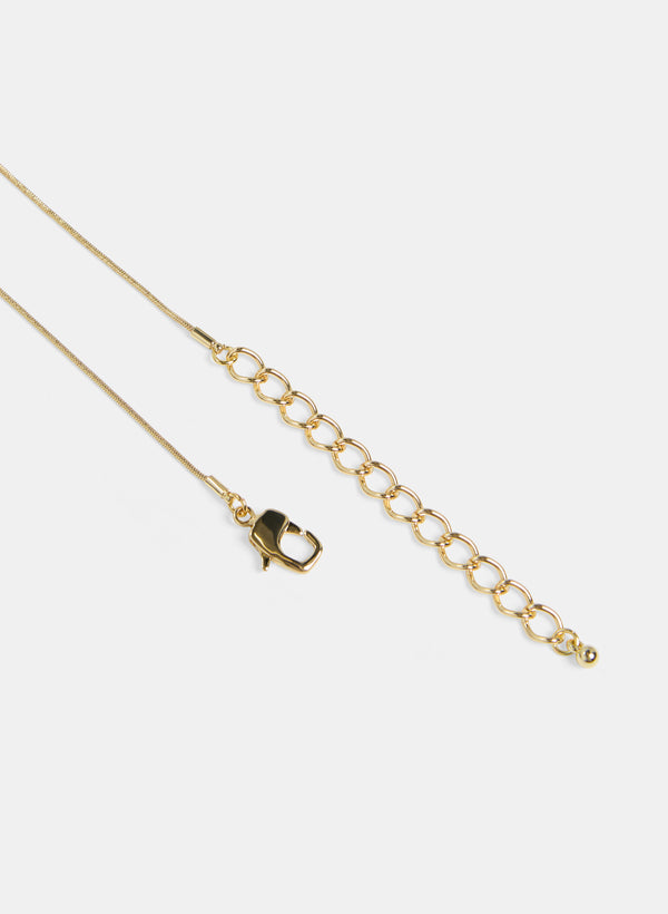 Laura Circular Pendant Beaded Necklace