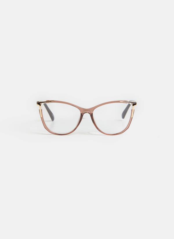 laura Clear Cat Eye Reading Glasses