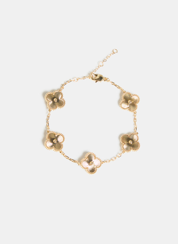 laura Clover Chain Bracelet