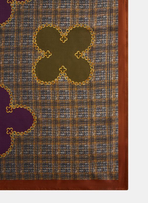 Laura Clover Print Scarf