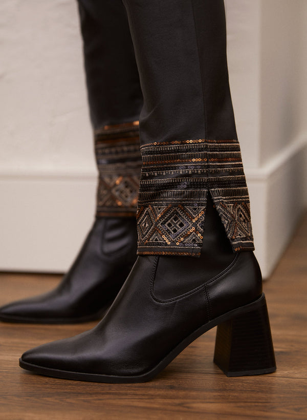 Laura Coated Slim Leg Jeans