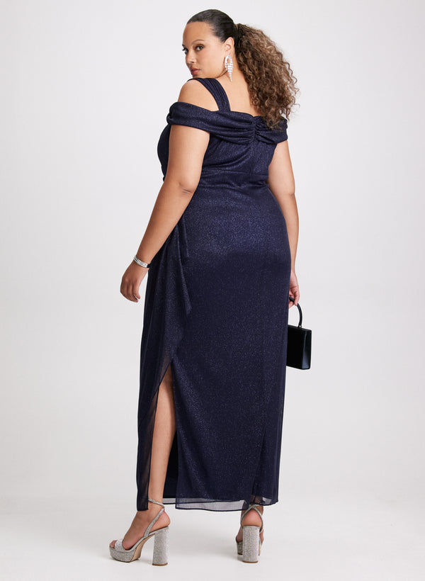 Laura Cold Shoulder Empire Waist Dress