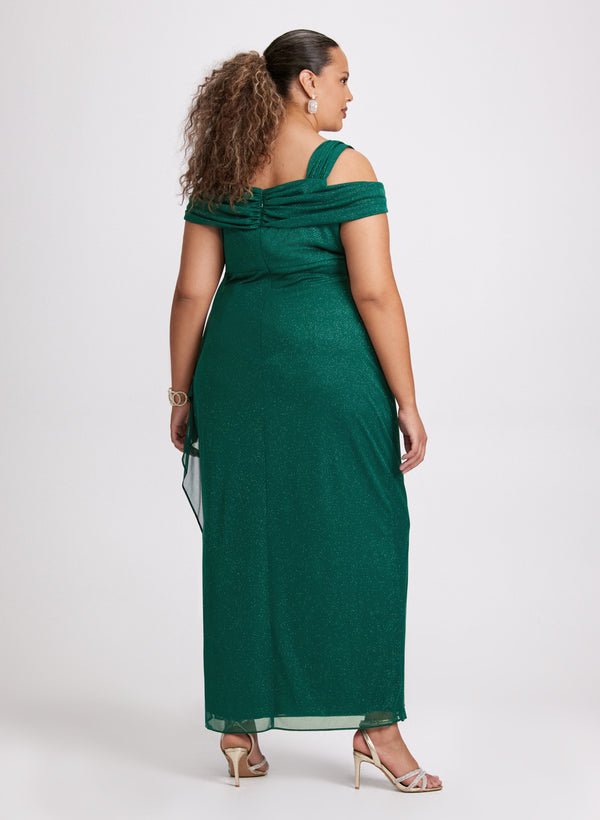 Laura Cold Shoulder Empire Waist Dress