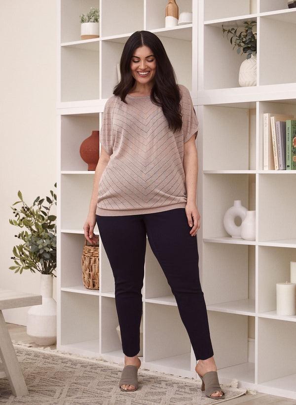 Laura Cold Shoulder Short Sleeve Sweater