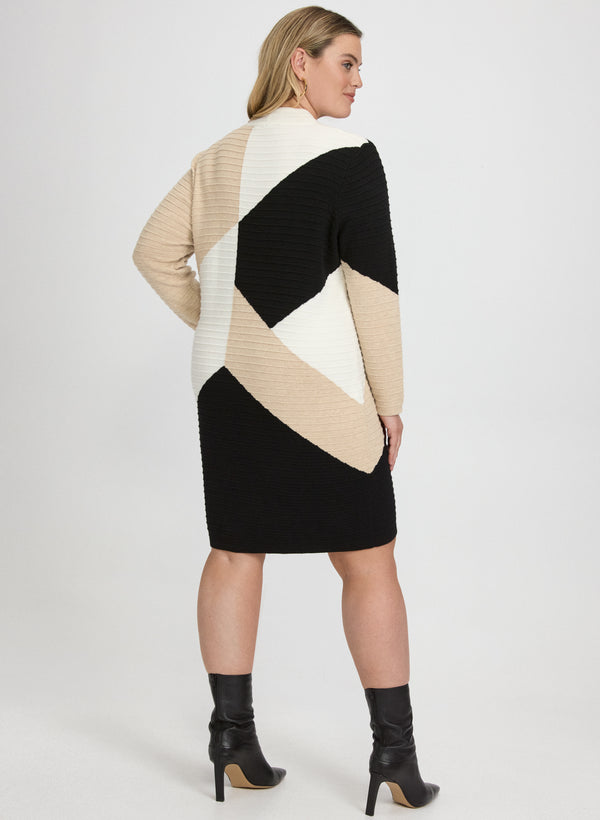 Laura Colour Block Knit Dress