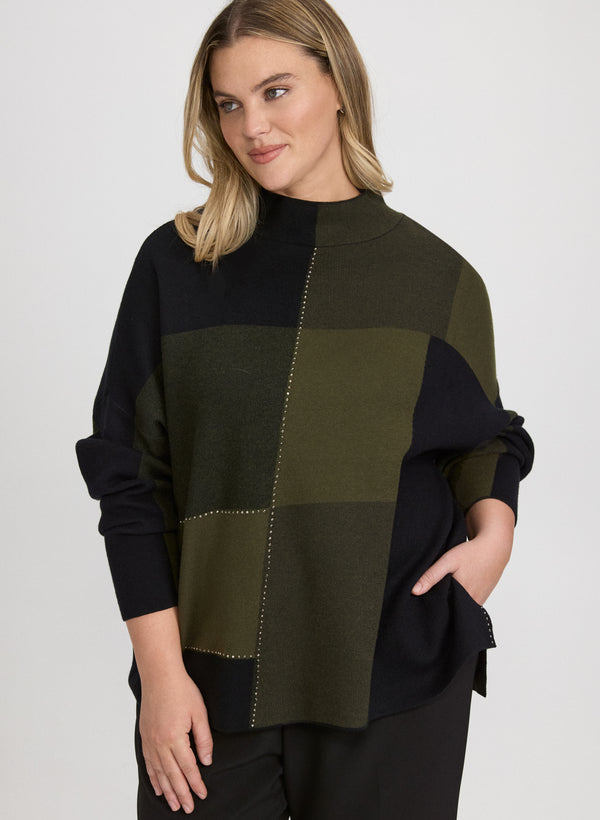 laura Colour Block Sweater