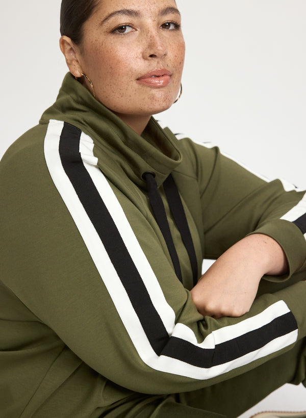 Laura Contrast Sleeve Top