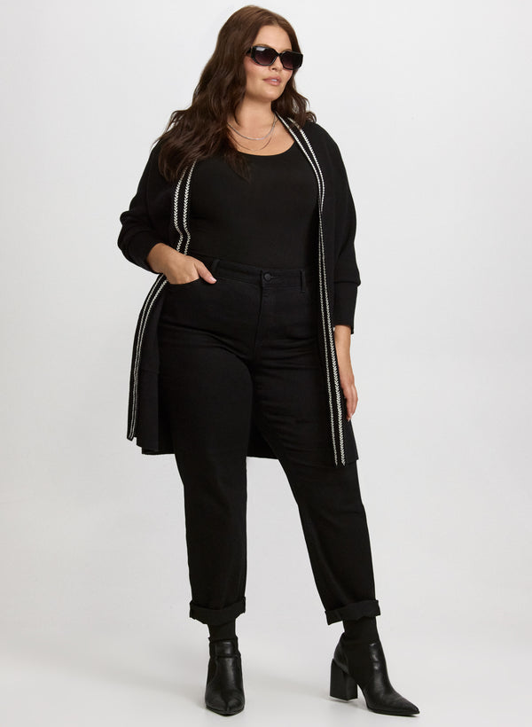 Laura Contrast Stitch Cardigan