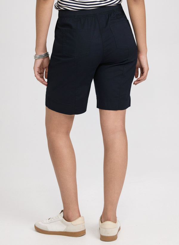 Laura Cotton-Blend Drawstring Shorts