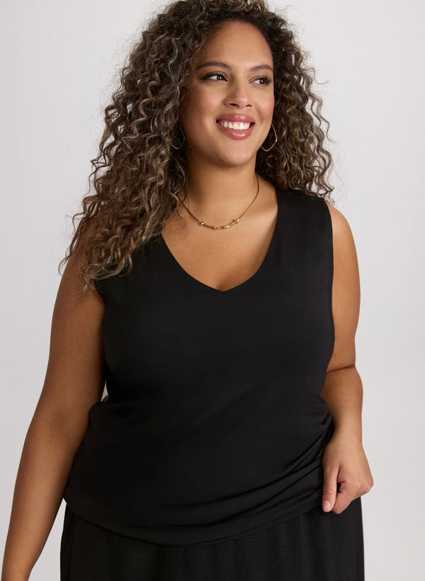 Laura Cotton-Blend Tank Top