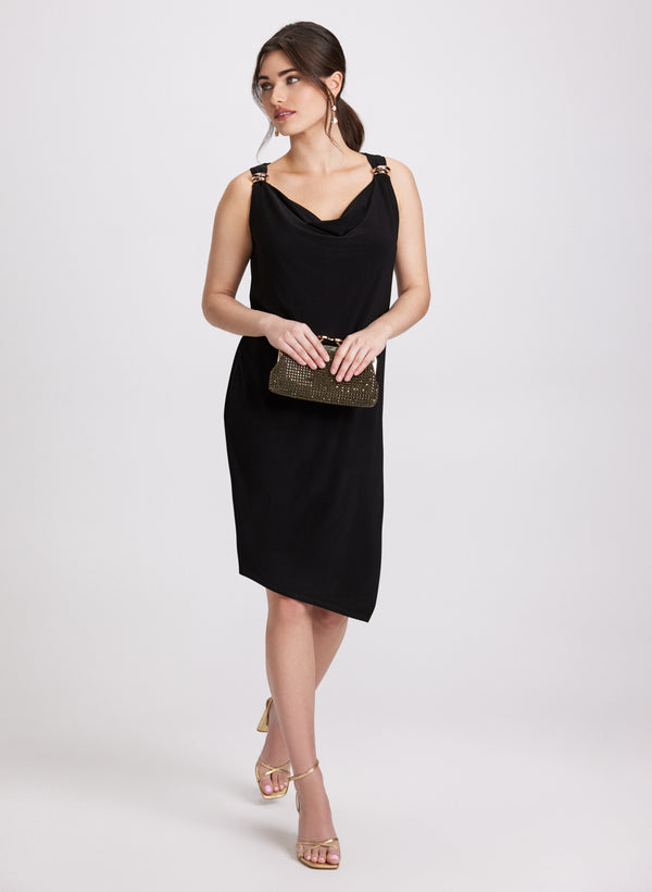 laura Cowl Neck Dress