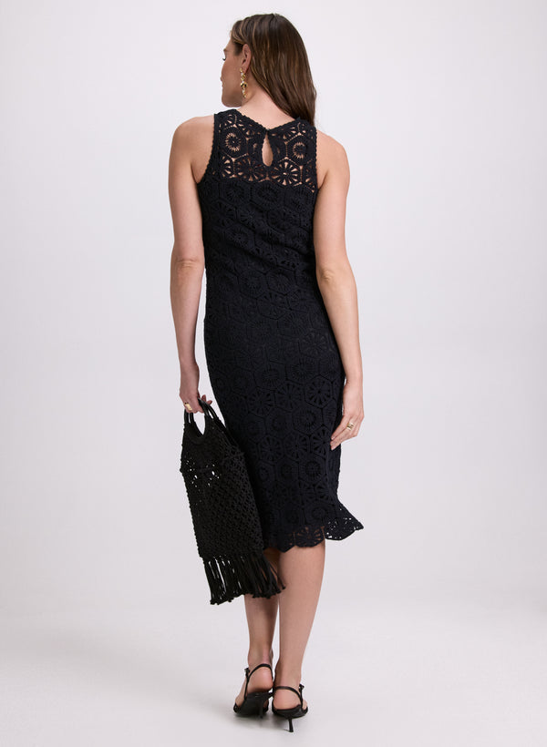 Laura Crochet Trim Dress