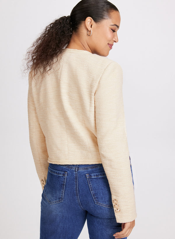 Laura Cropped Bouclé Jacket
