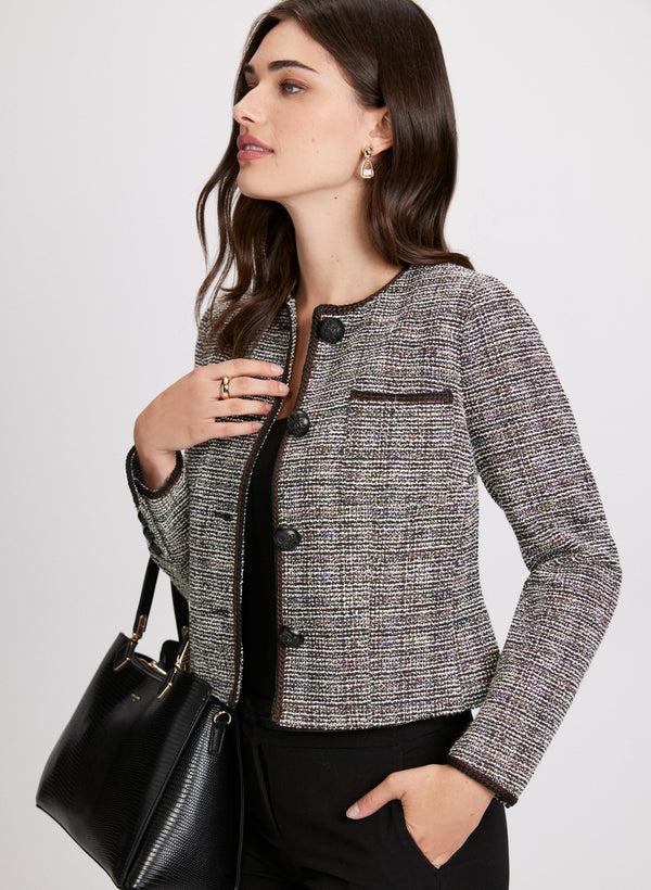 Laura Cropped Bouclé Jacket